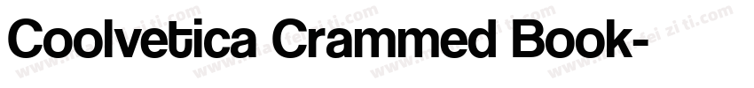 Coolvetica Crammed Book字体转换